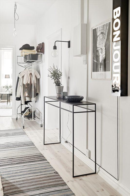 Decorar una entrada con estilo nórdico, funcional y low cost