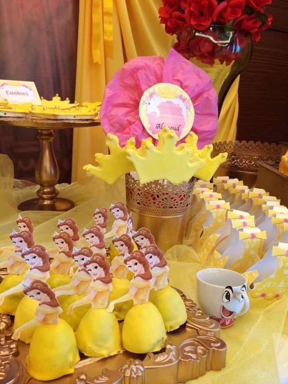 la bella y la bestia ideas para cumpleaños