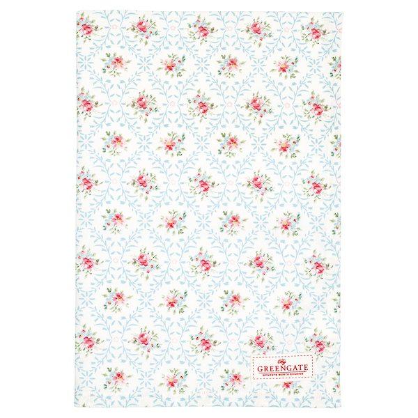 Paño De Cocina Daisy White Green Gate