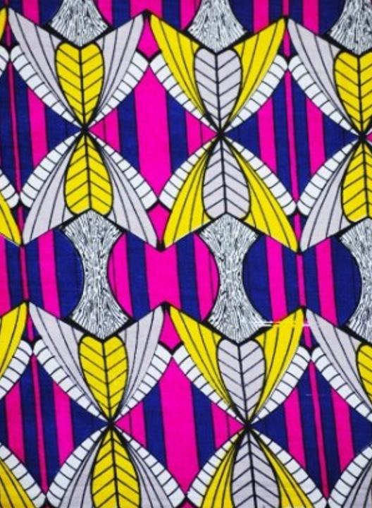 tela africana wax mariposa magenta -jarcamora