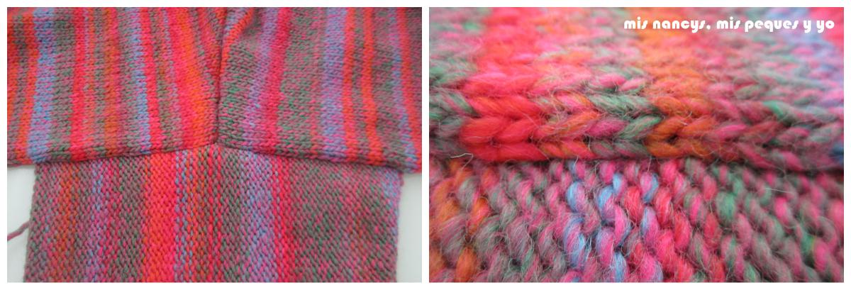 mis nancys, mis peques y yo, Tutorial DIY como coser un jersey de lana, costura manga