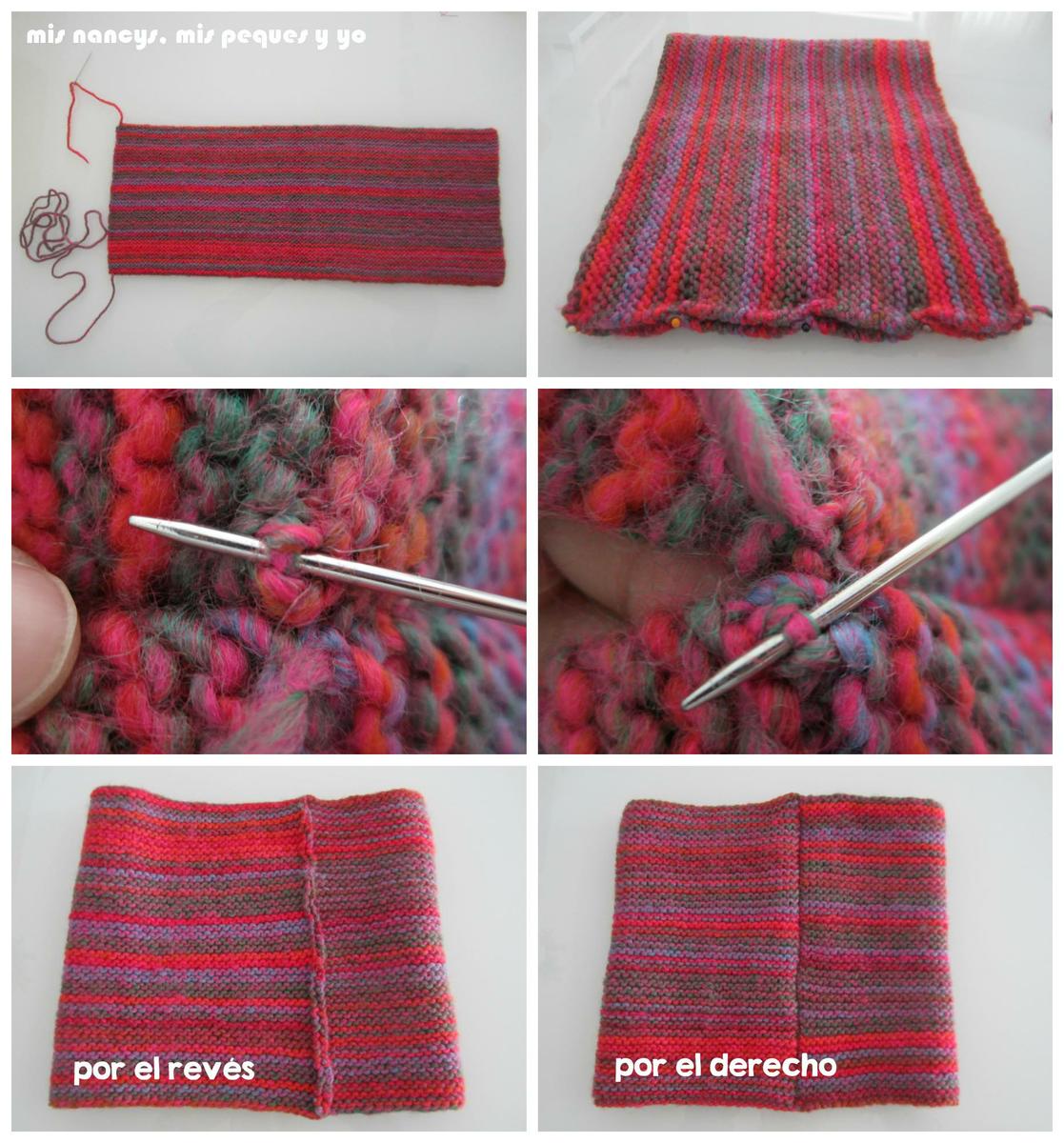 mis nancys, mis peques y yo, Tutorial DIY como coser un jersey de lana, coser el cuello o bufanda