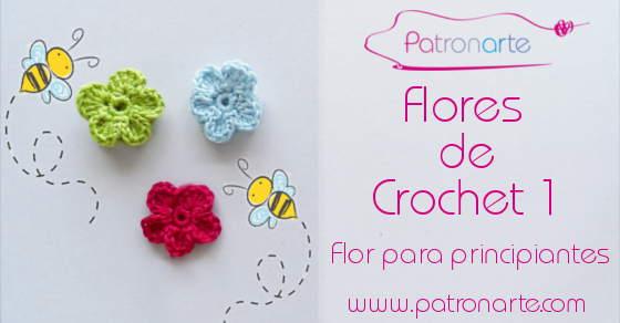 flores de crochet 1 flor de crochet para principiantes blog