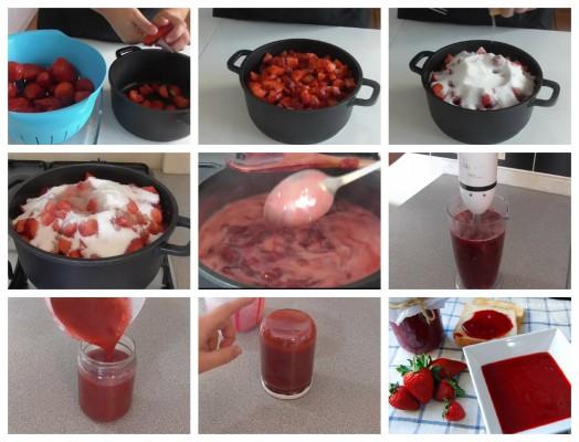 mermelada-casera-de-fresas-o-fresones elaboración