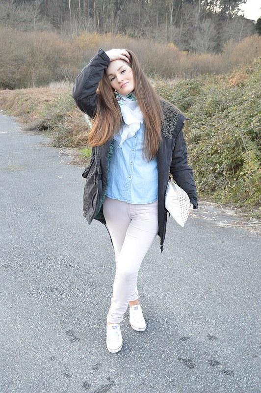 look-parka-gris-lluvia-pull-and-bear (2)
