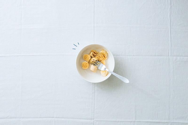 Granola maravillosa · Hacer puré con el banano