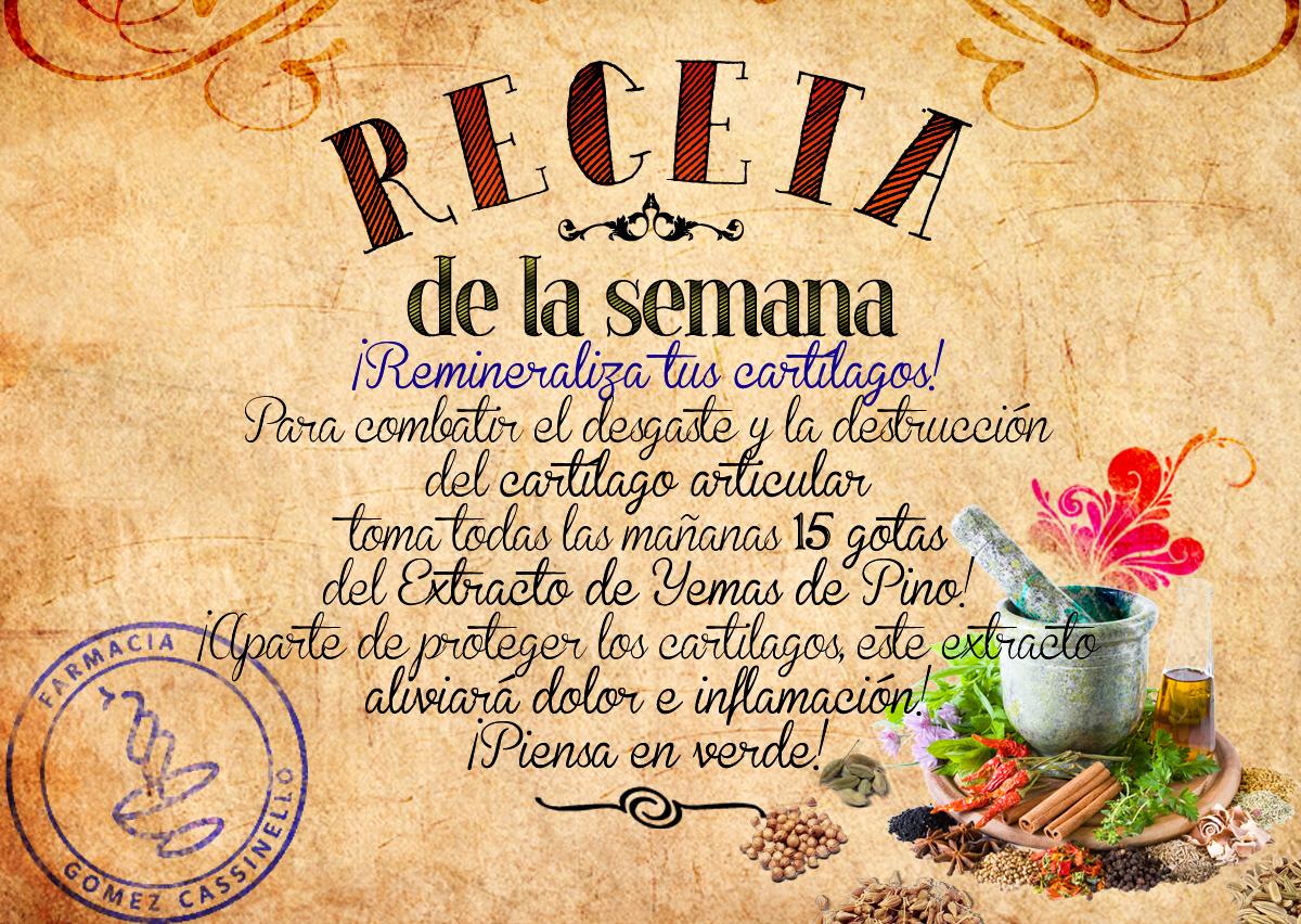 Receta de la semana: ¡Remineraliza tus cartílagos!