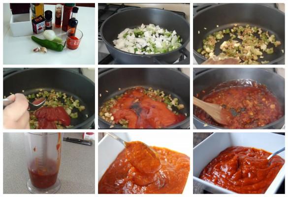 salsa-barbacoa-casera elaboración