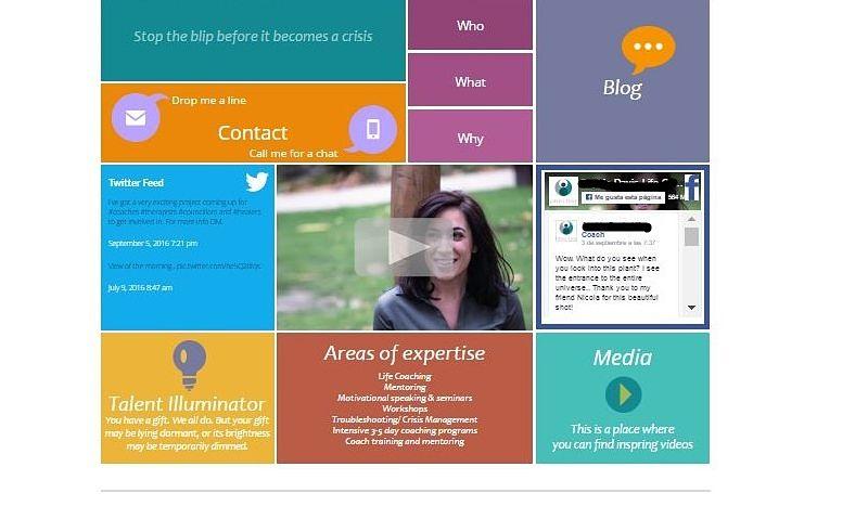 webs de coaching sin clientes