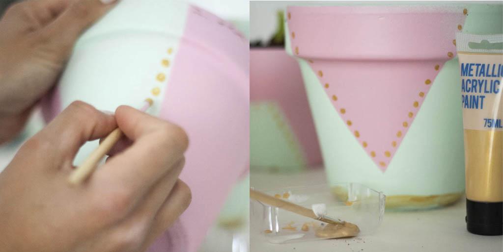 paso a paso para modernizar maceteros