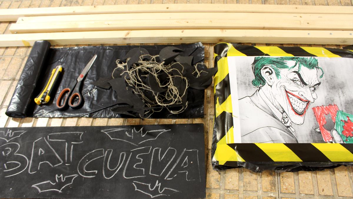 cumpleaños infantil de batman con la batcueva