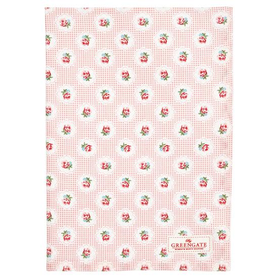 Paño De Cocina Tammie Pale Pink Green Gate