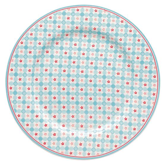 Plato De Ceramica Mimi Blue Green Gate