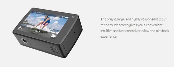 YI 4K+ en análisis reseña review repaso de especificaciones técnicas y detalles resolución 4K a 30fps sumergible hasta 40 metros debajo del agua comparación con YI 4K y cupón de descuento