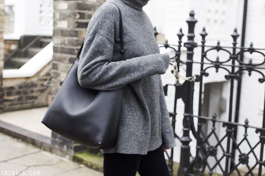 Trini |The Row bag Balenciaga turtleneck