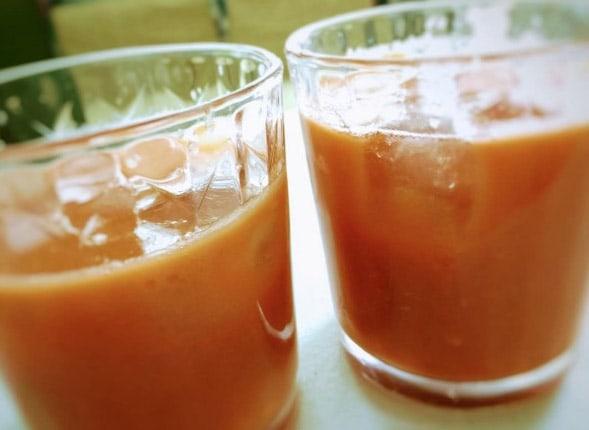 Batido de apio y piña