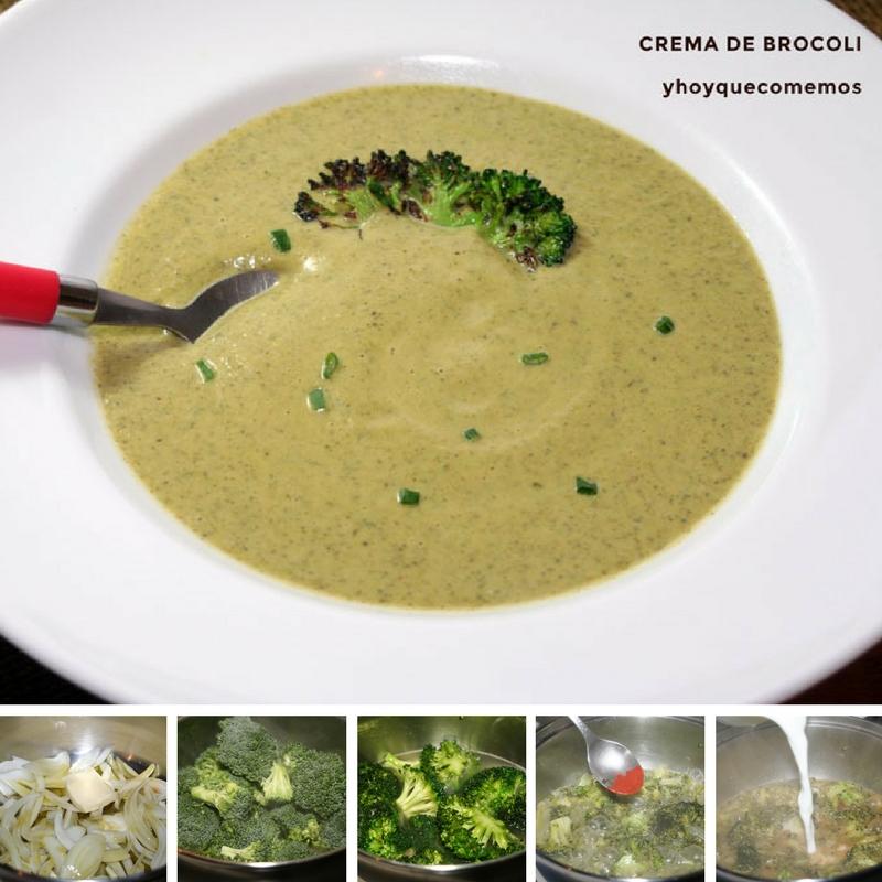 receta crema de brocoli
