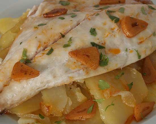 Dorada con patatas 