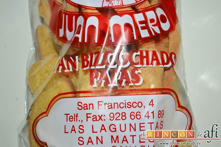 Tortitas de atún y papas, preparar el pan de papas bizcochado