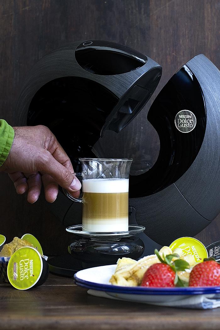 crêpes de café con leche