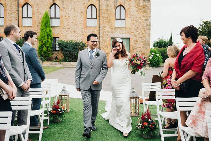 Una boda rustica y sofisticada