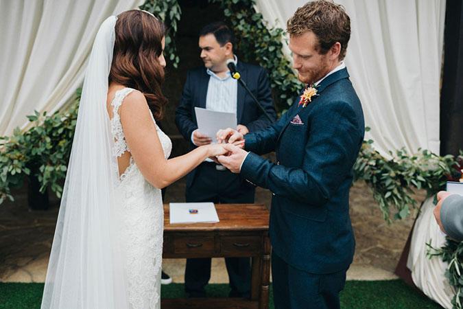 Una boda rustica y sofisticada