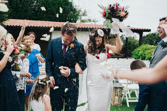 Una boda rustica y sofisticada