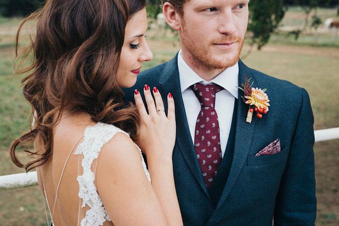 Una boda rustica y sofisticada