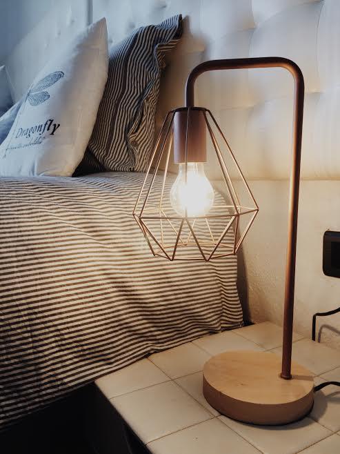 Renovar un dormitorio de estilo nórdico lámpara