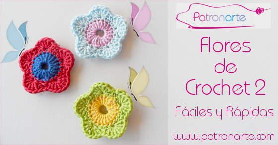 Flor de Crochet fácil y rápida
