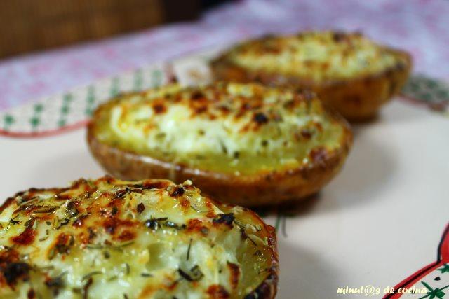 patatas rellenas de yogurt