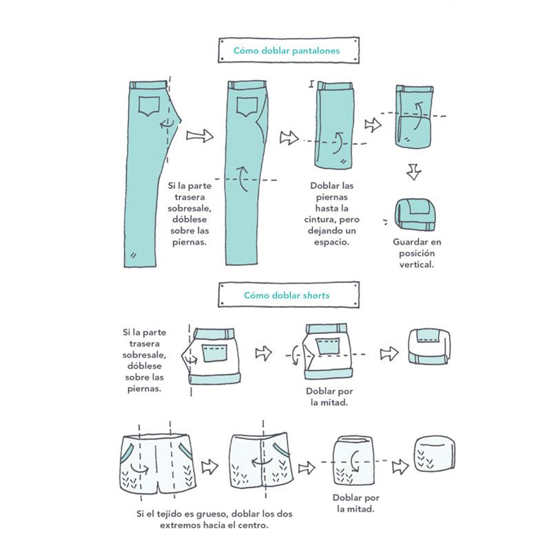 doblar ropa metodo konmari