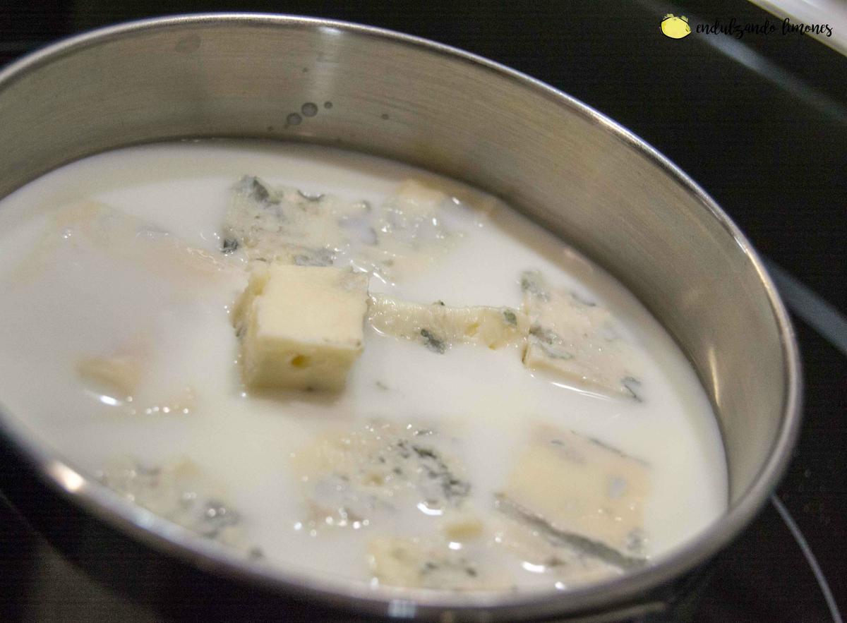 Pasta fresca salmón brocoli salsa de queso