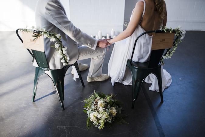 Minimalist Organic Industrial Elopement