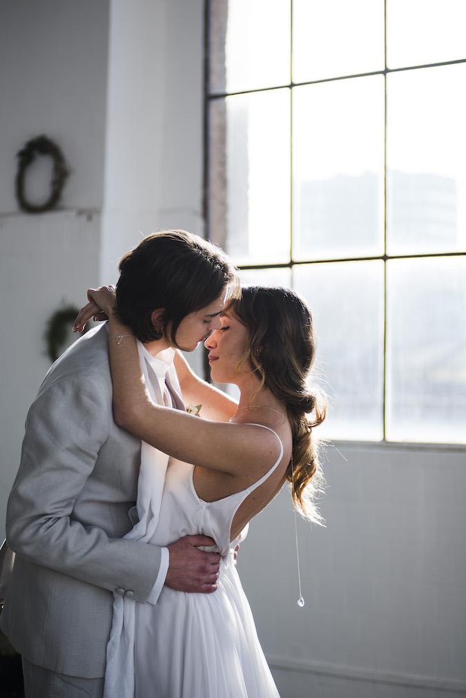 Minimalist Organic Industrial Elopement