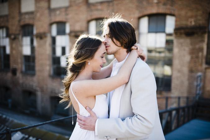 Minimalist Organic Industrial Elopement
