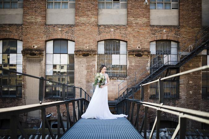 Minimalist Organic Industrial Elopement