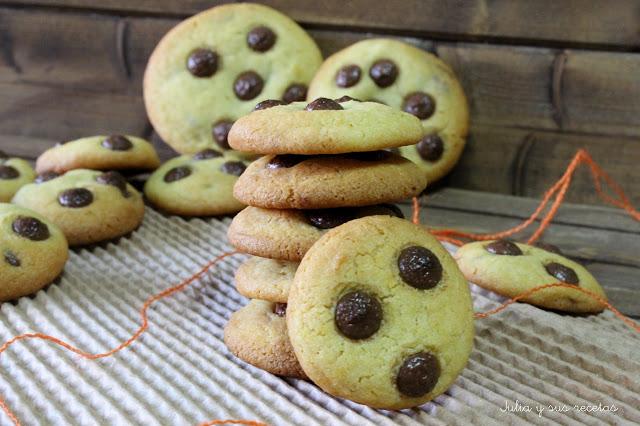galletas de naranja y chocolate