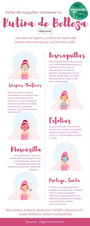Rutina de belleza el blog de olga carrera