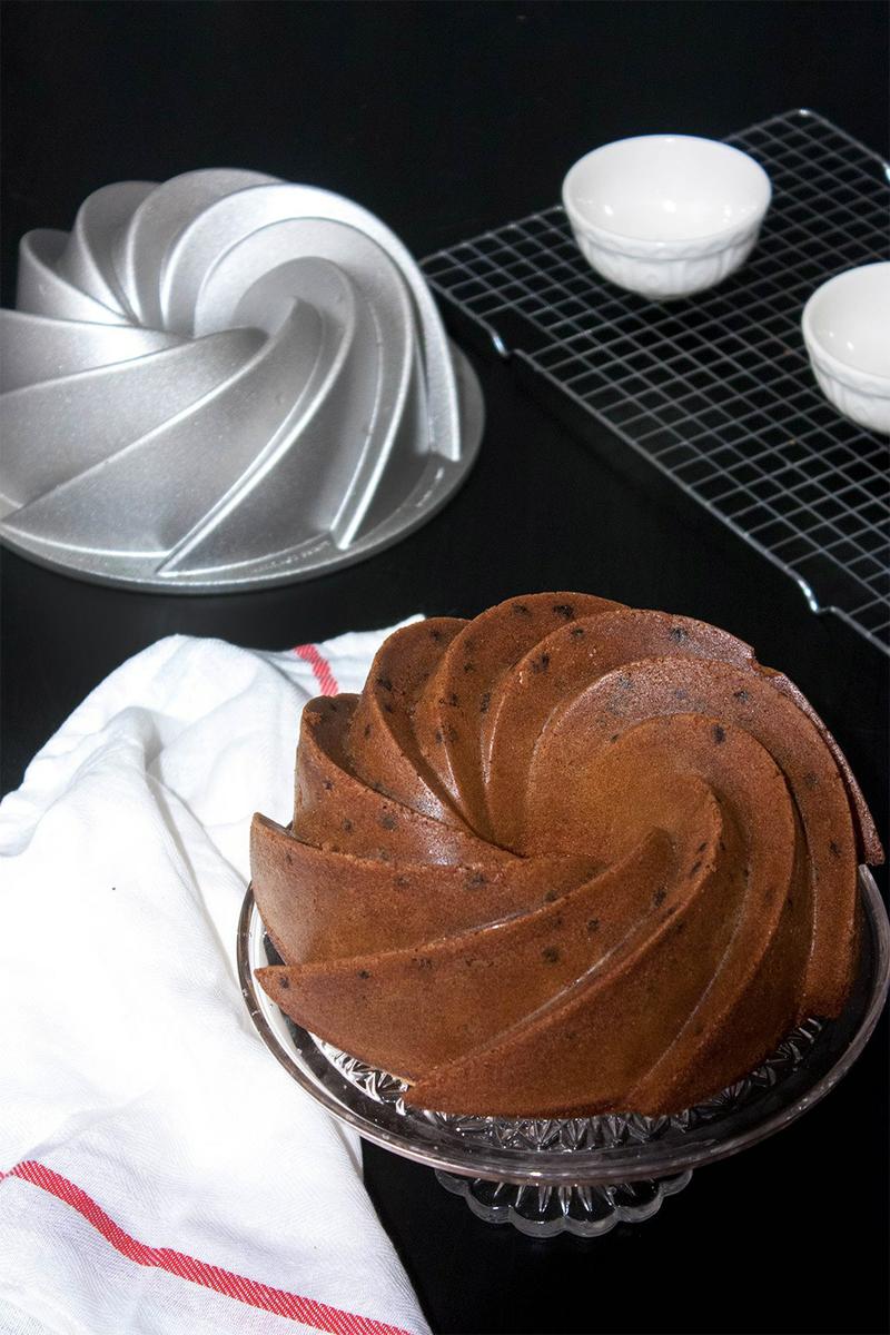 Bizcocho con chips de chocolate