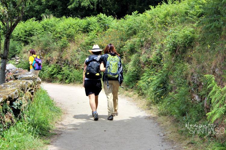 foto de peregrinas en el camino