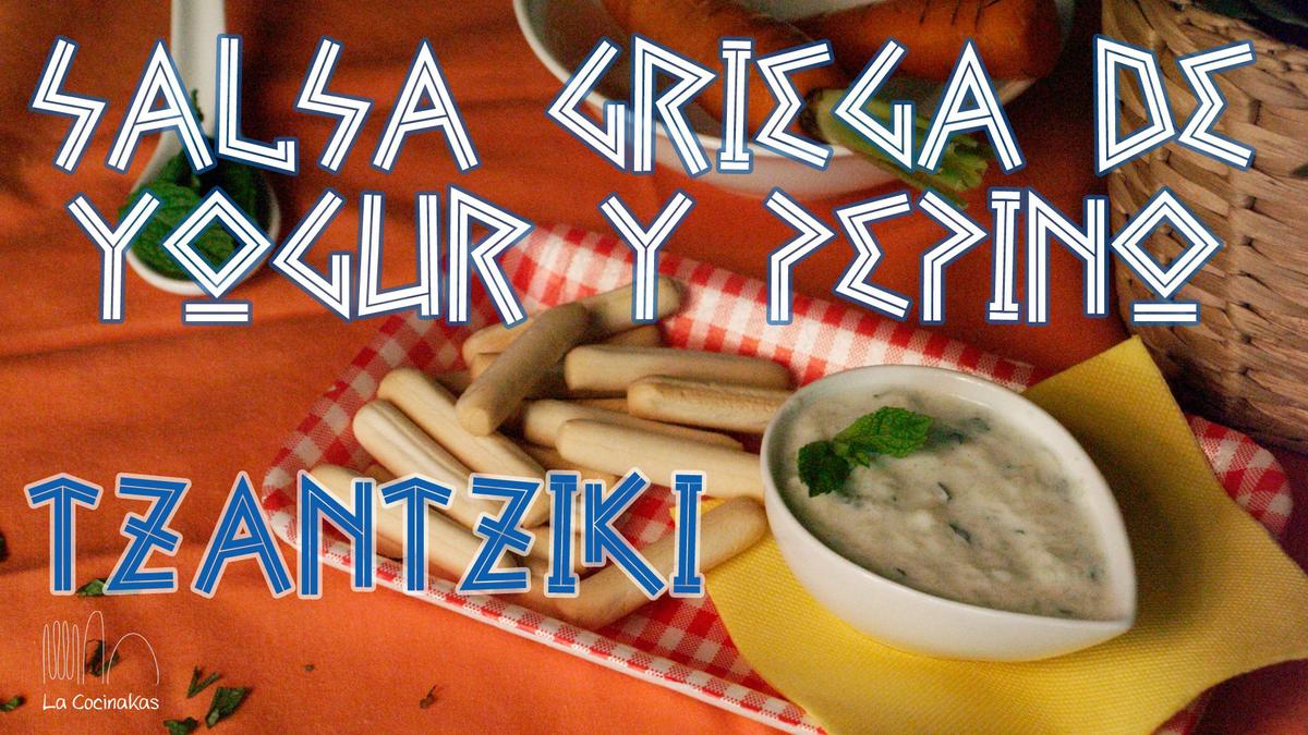 Salsa griega de yogur y pepino (Tzantziki)