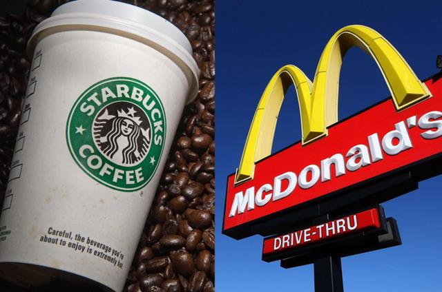 macdonalds & starbucks