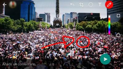 dibujar fotos whatsapp