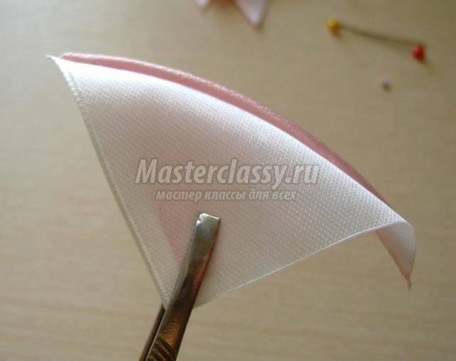 kanzashi paso a paso