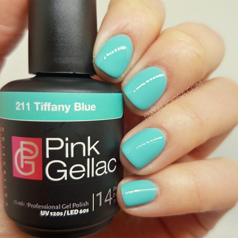 Swatches Tiffany Blue Pink Gellac Candy Couture
