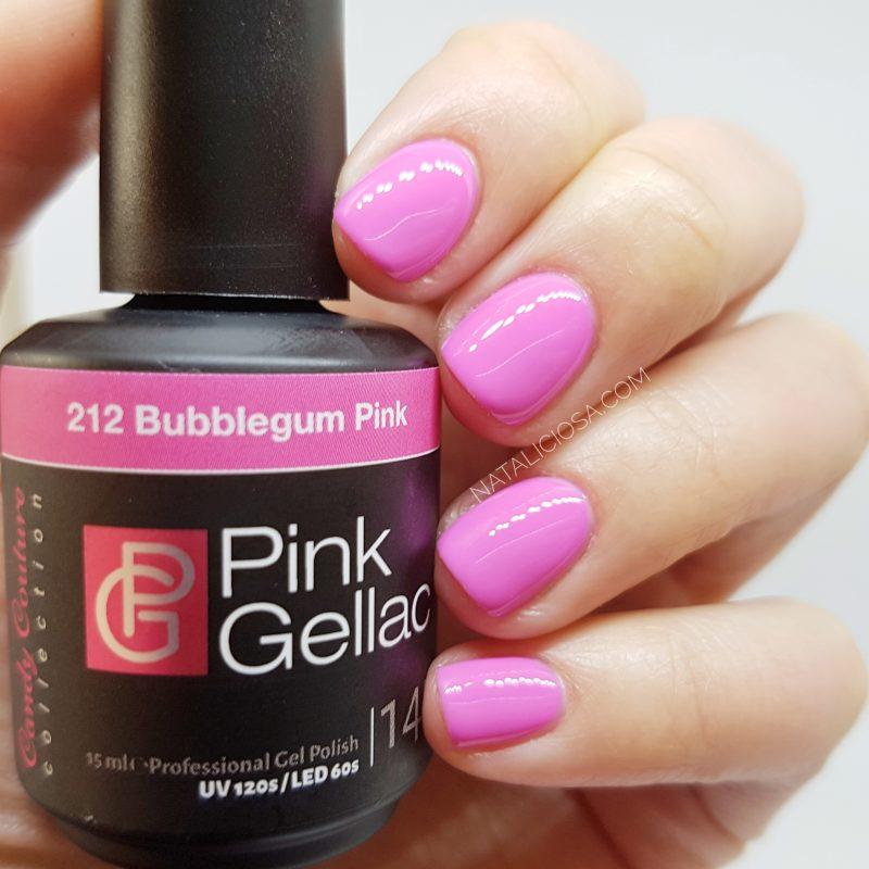 Swatches Bubblegum Pink Pink Gellac Candy Couture