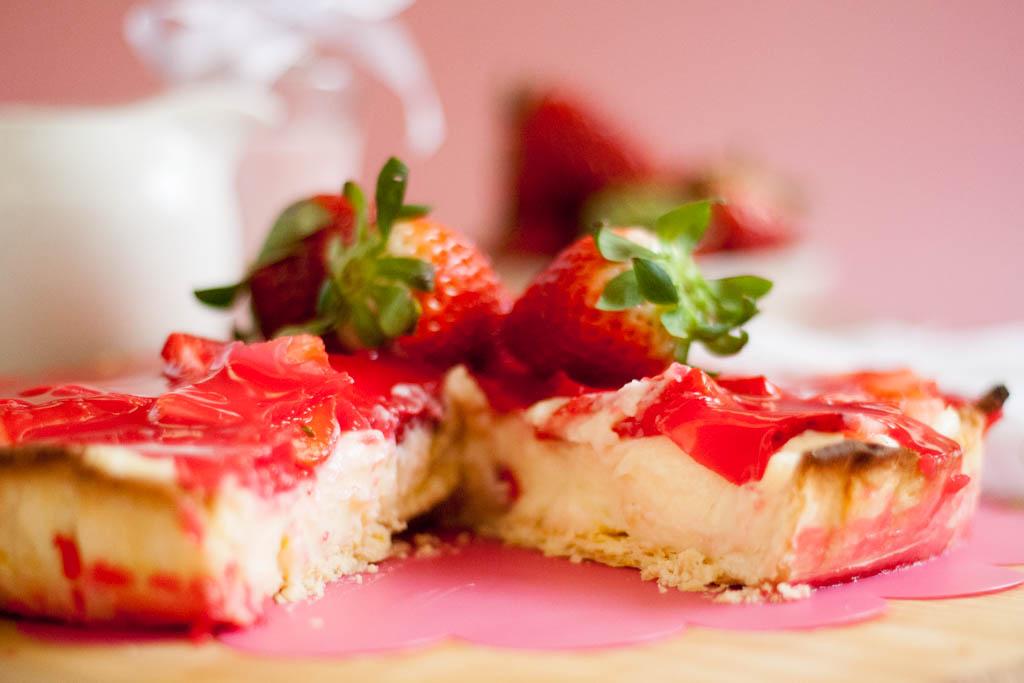 tarta con fresas