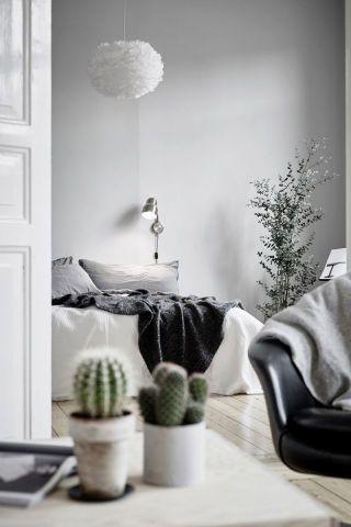 Redecorar un dormitorio con estilo nórdico cactus