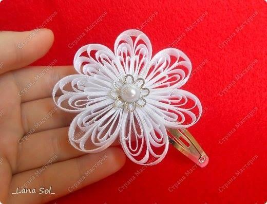 flor de cintas delgadas